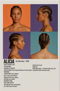 alicia keys album cover poster